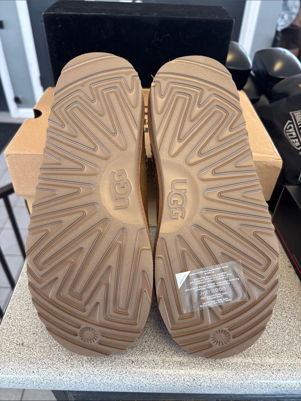 UGG suede upper